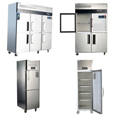 Equipaggiamento di refrigerazione in acciaio inossidabile singolo doppio tre quattro sei porte 2-8C/-6 -15C