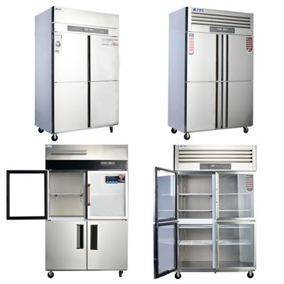 Frigorifero in acciaio inossidabile multiclimatico per la refrigerazione su misura in cucina
