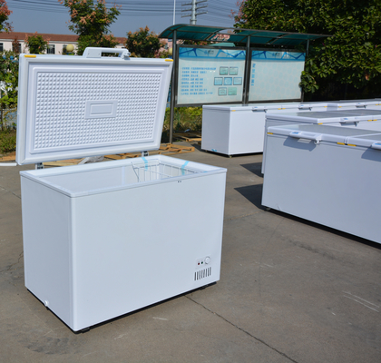 398L~1298L Congelatore orizzontale frigorifero bel gelato bianco a 2 porte