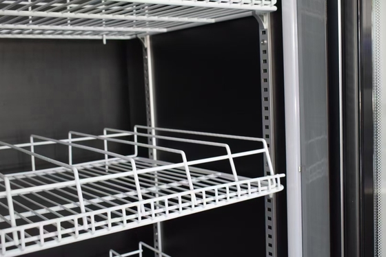 Peso KG 95-160kg Display glass wine cooler con doppia porta e sistema di raffreddamento dell'aria