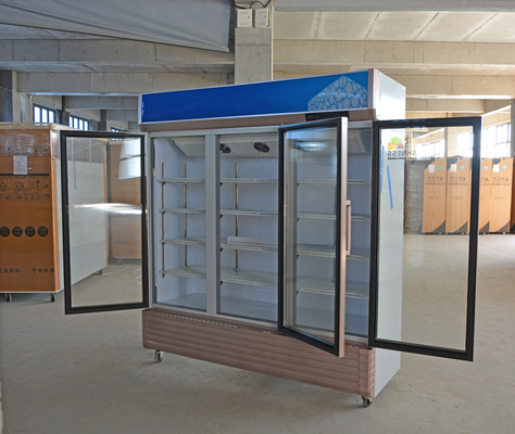 110V/60HZ Voltaggio Cassa espositiva per bevande refrigerate commerciali con refrigerante R290a