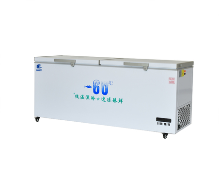 960-2600 mm Lunghezza Congelatore a temperatura ultra-bassa per frutti di mare -45 -60 gradi Celsius