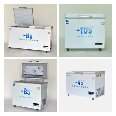 960-2600 mm Lunghezza Congelatore a temperatura ultra-bassa per frutti di mare -45 -60 gradi Celsius