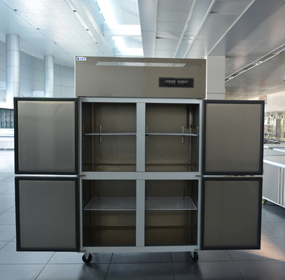 Frigorifero da stand verticale commerciale Freezer -6 -15C Frigorifero da cucina in acciaio inossidabile