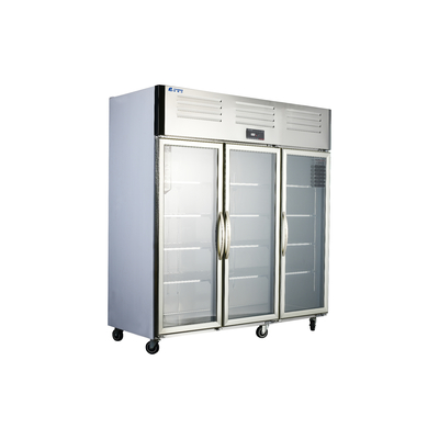 Frigorifero commerciale in acciaio inossidabile a 3 porte per la conservazione della cucina completamente refrigerata