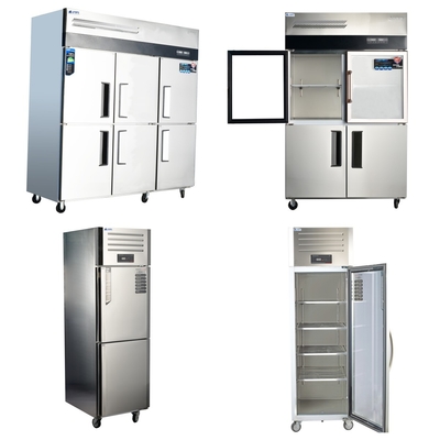 Frigorifero commerciale in acciaio inossidabile a 3 porte per la conservazione della cucina completamente refrigerata