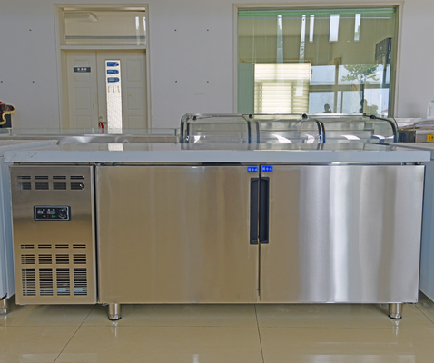 Tavolo di lavoro refrigerato non congelabile micro-congelabile per tensione/frequenza o personalizzato