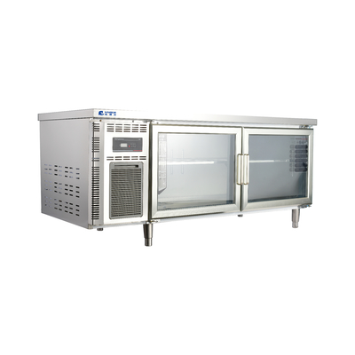 Tavolo di lavoro refrigerato con frigorifero a misura con refrigerante R600a/R290a