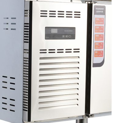 Chiller da cucina in acciaio inossidabile sotto frigorifero con refrigerazione e 2 porte