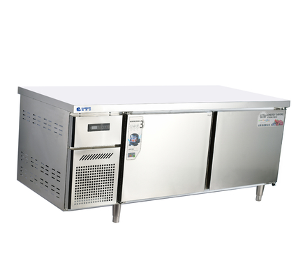 110V/60HZ 2 porte frigorifero in acciaio inossidabile per cucina commerciale