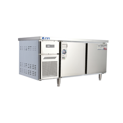 110V/60HZ 2 porte frigorifero in acciaio inossidabile per cucina commerciale